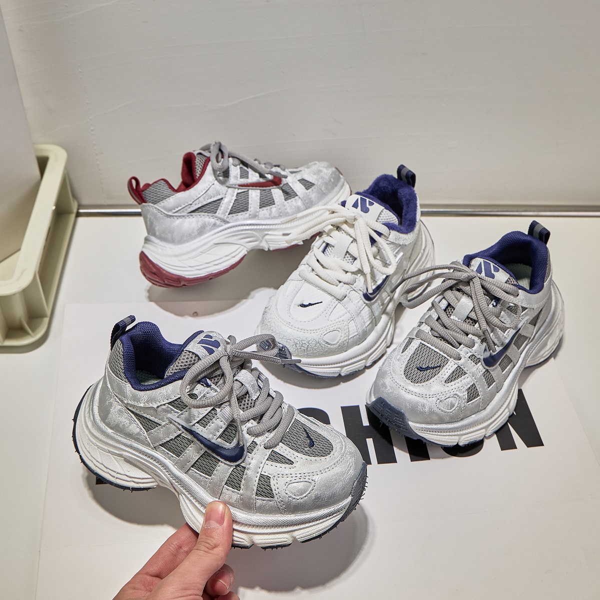 儿童二棉老爹鞋2025冬季新款