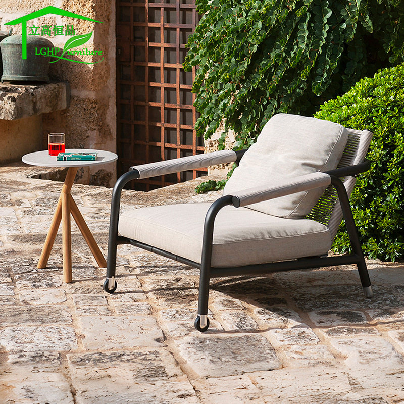 阳台小沙发户外藤编花园庭院三件套茶几组合创意藤椅露天室外家具,住宅家具,户外沙发,淘宝优惠券,粉丝福利购,淘宝优惠卷