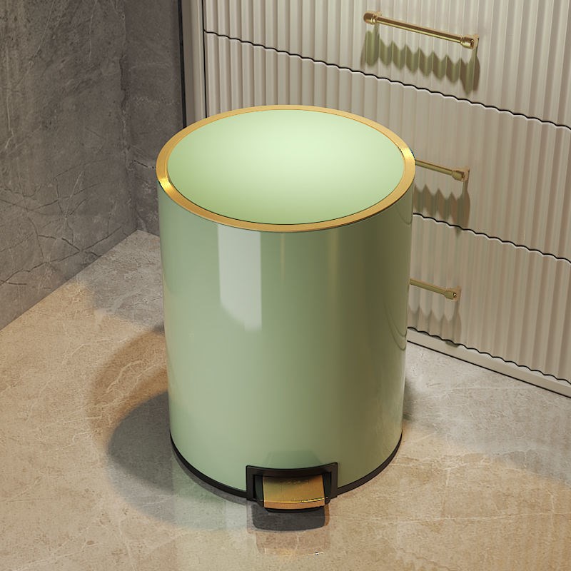 轻奢垃圾桶家用带盖脚踏高档客厅厨房新款高颜值大号大容量卫生桶
