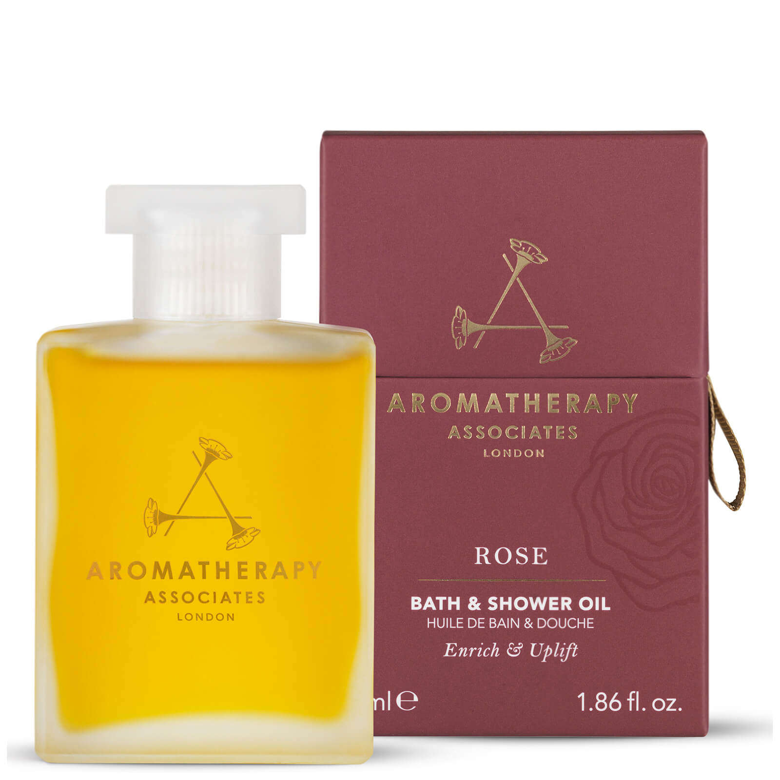 aromatherapy associates玫瑰沐浴油55ml