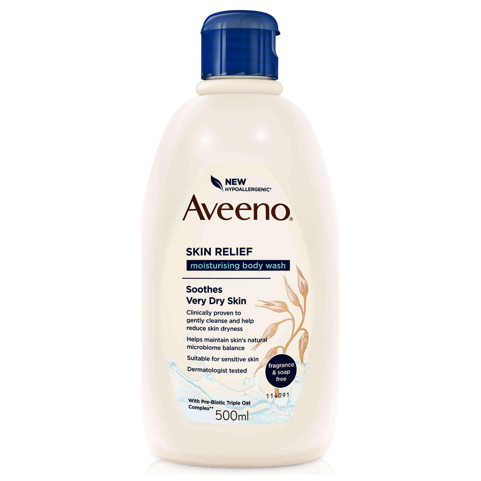 aveeno舒缓保湿沐浴露500ml