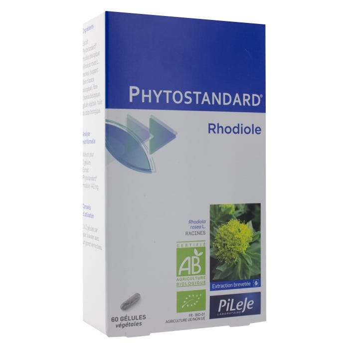 法国PILEJE红景天植物标准胶囊60粒装