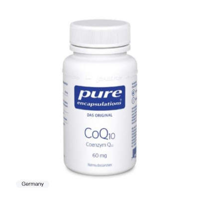 PURE ENCAPSULATIONS 辅酶Q10 60 毫克胶囊 30粒【海外直邮】