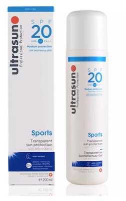 【欧洲直邮】Ultrasun SPF 20 运动防晒啫喱 200ml