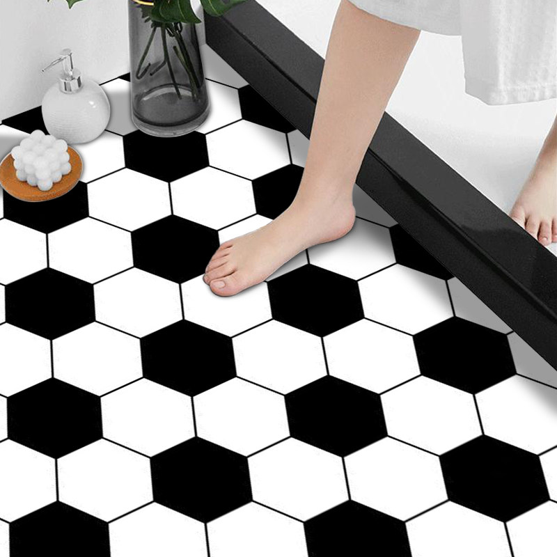 加厚pvc地板贴厨房防水耐磨自粘贴地面瓷砖墙贴卫生间翻新可擦洗