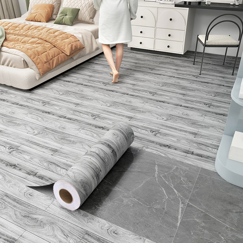 木纹地板贴纸防水耐磨遮丑