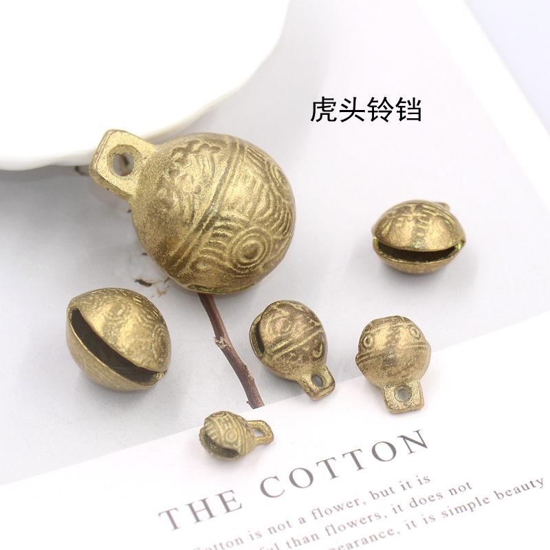 虎头铃铛黄铜平安吊挂