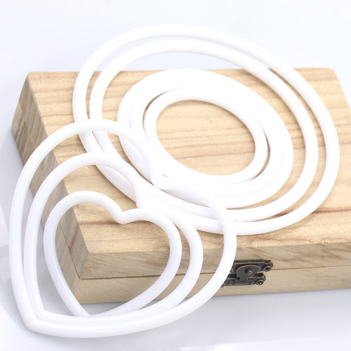 塑料环手工环圆环桃心环