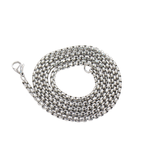 方珍珠项链条 304不锈钢钛钢链子 diy项链手工饰品服装配饰潮饰品