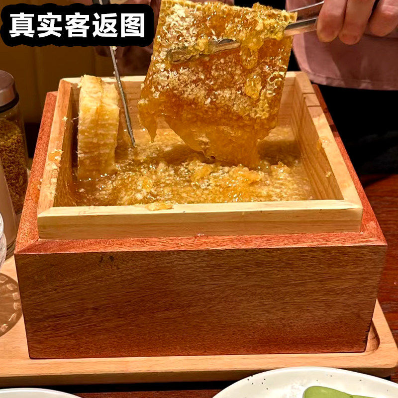 山葵韩式烤肉酒馆装蜂巢米酒盒子容器创意韩国料理餐具need同款