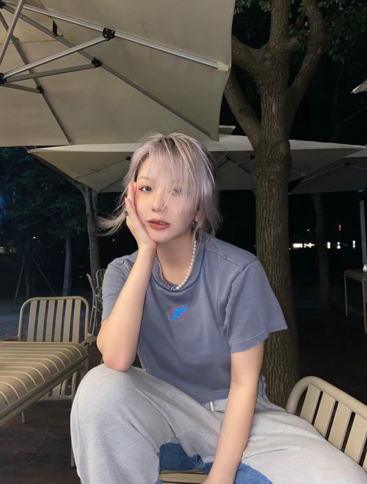 Earthling E标女式高腰破旧夏季小众洋气设计感别致显瘦T恤上衣女