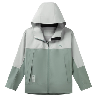 【清仓价】安踏儿童男女童冲锋衣冬透气亲肤防风防水薄外套
