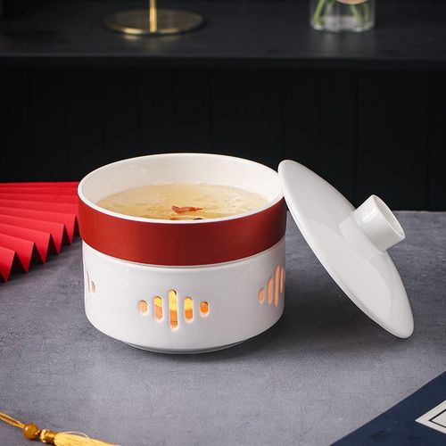 速发上热碗海参一盅饭店酒店高端位加位菜餐具明炉碗人份炖盅汤盅