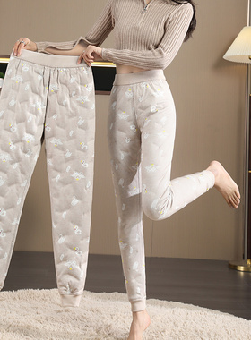 速发轻薄内穿羽绒裤内2冬季20胆4新款高下40度极寒零腰加厚打底棉