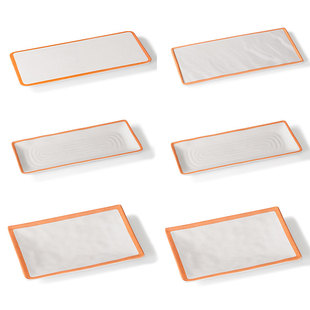 速发盘025密胺餐具盘子形用长方商火锅店菜盘仿瓷塑料餐2烧烤盘平