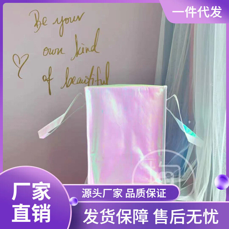速发qk@蛋糕保温袋冷藏铝箔保冷手提到底覆膜防水配送6寸8寸10寸