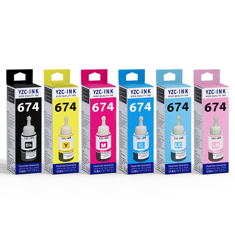 速发墨用T674彩色墨水L810 L850 L18 0 L801 805连供彩色适水R200
