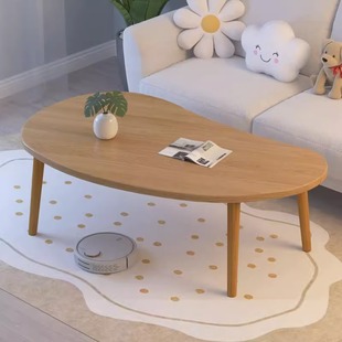 速发茶几小户型奶油风屋用桌子卧室沙北茶桌发厅家用简约