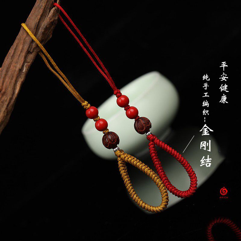 现货手工编织金刚结挂F件吊坠挂绳汽车两用男女