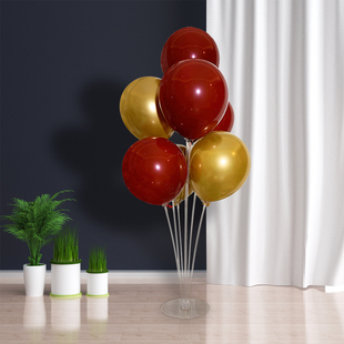 速发订婚派对底座气球支架立柱气球桌飘婚飘结地生日婚礼开业桌上