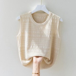 速发针织衫吊衫背心大恤装上衣新款内搭打底带宽松休闲T码衫