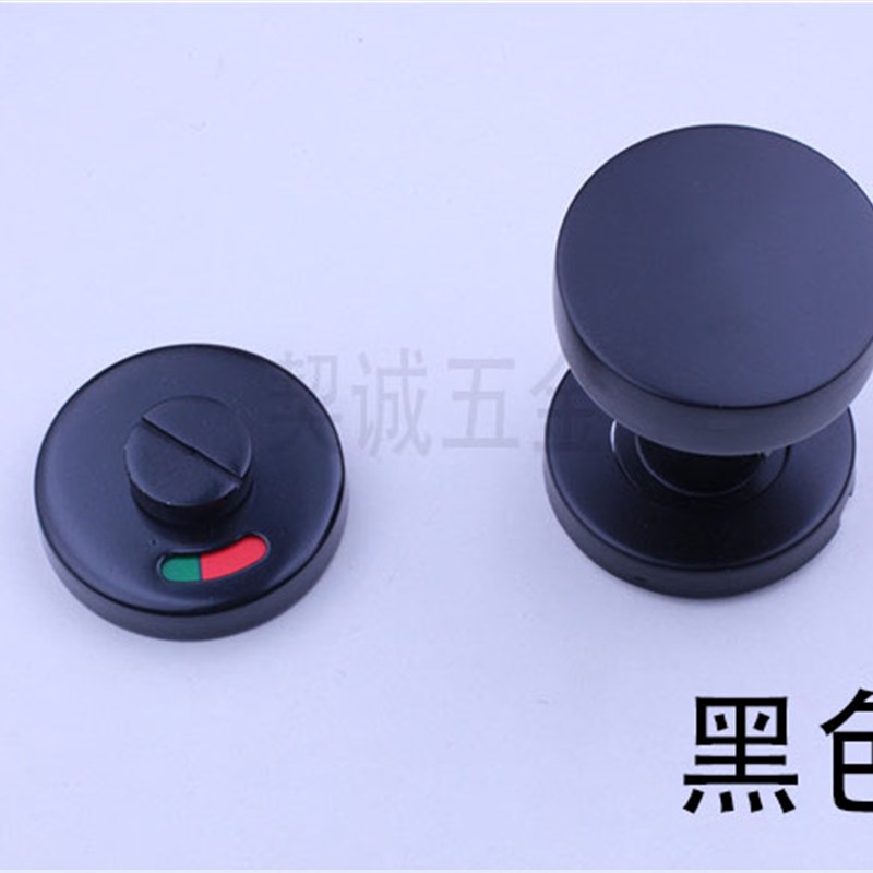速发卫生间红绿指示锁隔断锁间洗手锁列公共厕所门锁锁车指示门锁