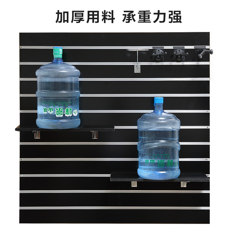 速发隔板墙壁置物架一字搁板客厅壁挂书架衣柜木板层板货架