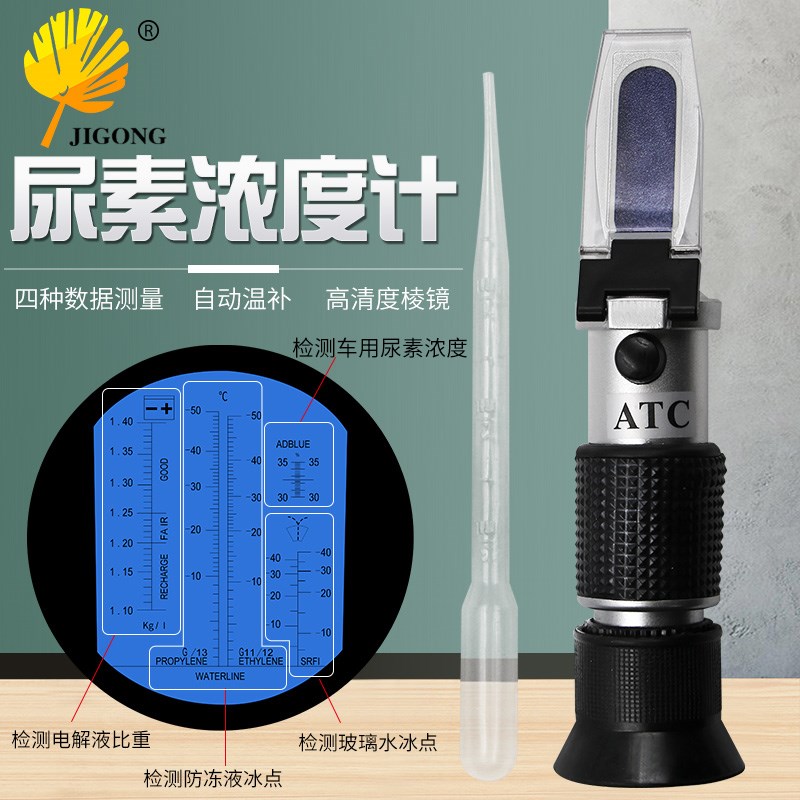 速发车素尿用溶液浓度计电解液冻重计 尿素液测试仪 防比液冰