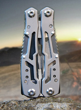 速发全装铸造组合工具钳多功能折叠钢刀钳随身多用途扳手钳子E小