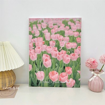 速发法式风 郁金花间卉装饰挂画卧室客厅床头柜直播香摆件艺术框