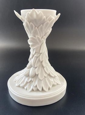 速发新款动物羽晶雕花摆脂树件 水毛球原石玉石底座 居家工艺品