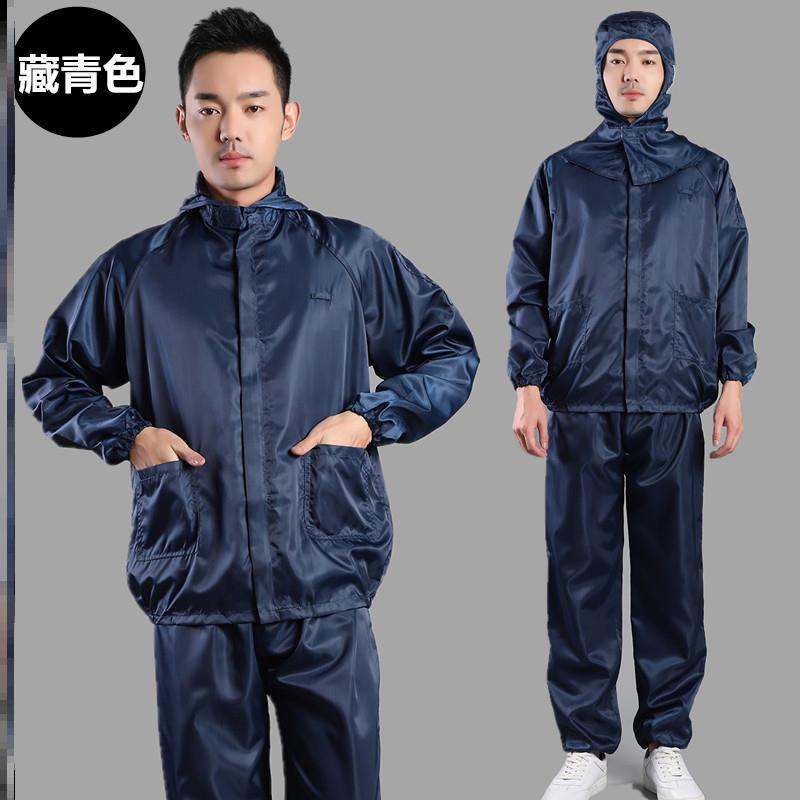 速发打磨防灰服业气冬分透连帽冬季工体粉尘喷漆防护服劳保工作服