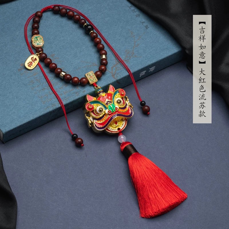 【寺庙同款】醒狮汽车挂件车内