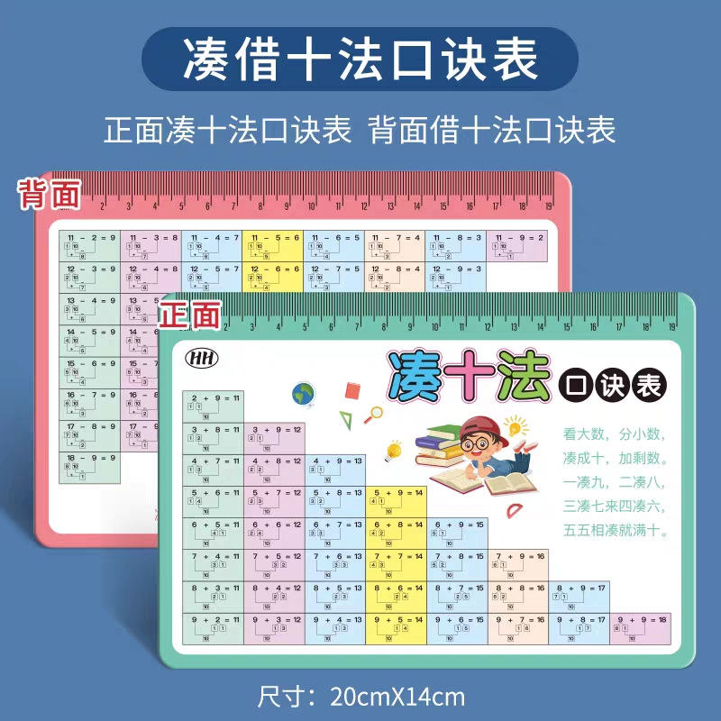 10以内的分解与组成数学公式卡片
