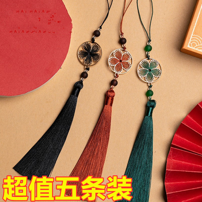花好月圆古风流苏吊坠扇坠u盘手机挂件古装汉服压襟配饰穗子吊穗