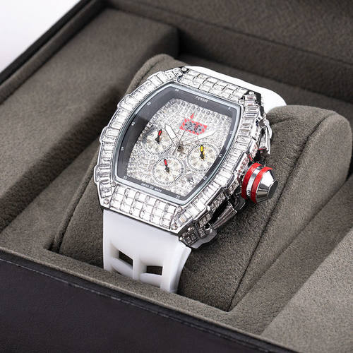 高级男士理查德RM50满天星镶钻奢华腕表个性炸街女生大盘非机械表
