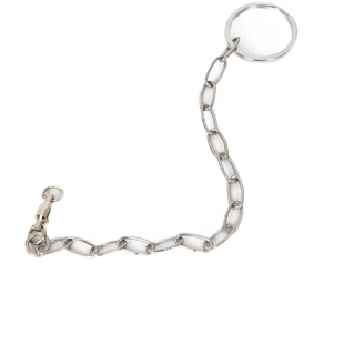 鹦鹉脚环脚链喜鹊八哥小玄凤牡丹灰鹦鹉不锈钢活扣鸟链子站架