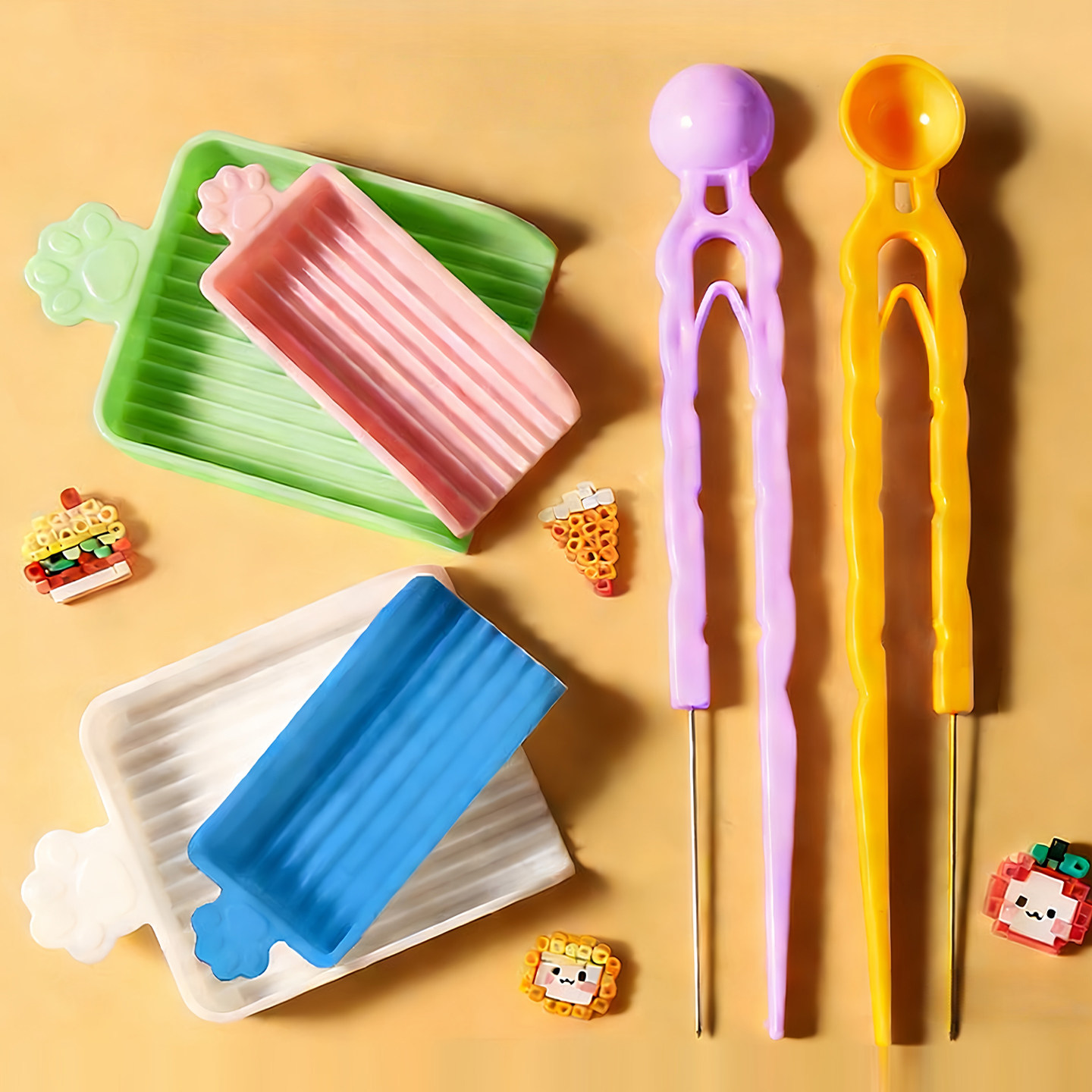 泡芙卷拼豆工具全套豆笔2.6mm小豆专用镊子材料包手工diy辅助神器,玩具/童车/益智/积木/模型,拼豆/拼豆工具,淘宝优惠券,粉丝福利购,淘宝优惠卷