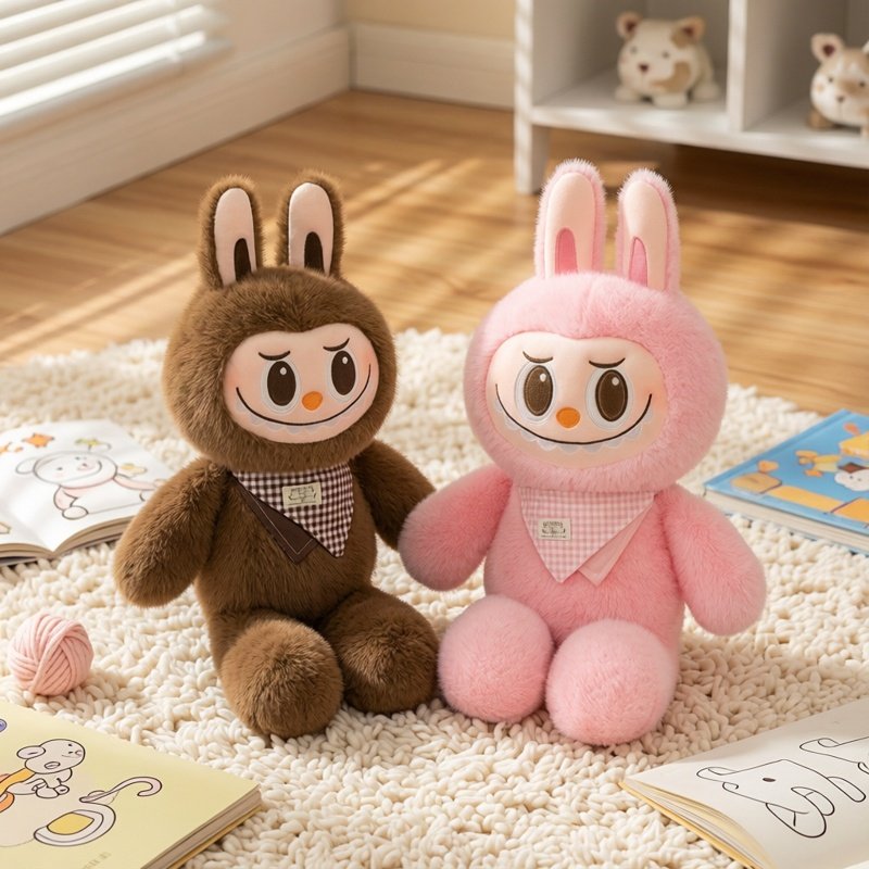 跑跑拉布玩偶毛安抚绒玩具兔子儿童陪睡柔软布娃娃送孩子卡通礼物,玩具/童车/益智/积木/模型,毛绒/玩偶/公仔/布艺类玩具,淘宝优惠券,粉丝福利购,淘宝优惠卷