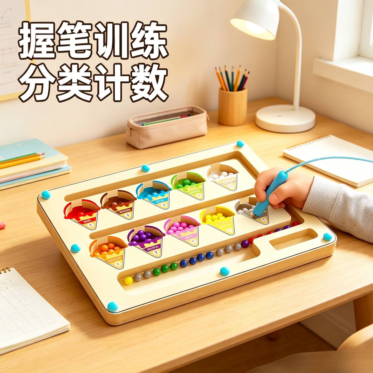 儿童玩具木制磁力迷宫走珠益智早教运笔专注逻辑思维迷宫类玩具