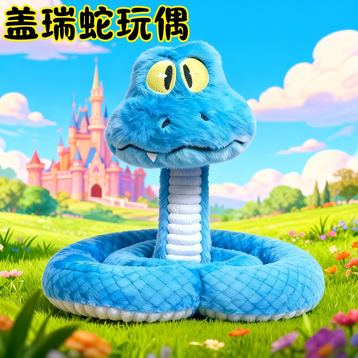 可爱盖瑞蛇玩偶毛绒可捏造型挂件