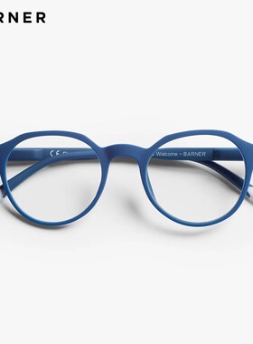 BARNER 复古眼镜阅读镜时尚防蓝光眼镜TR90眼镜框抗疲劳大镜框架