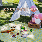 SPW户外野餐垫郊游露营草坪垫双面防潮垫加厚便携地垫可机洗INS风