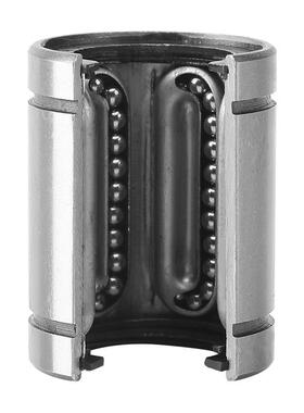 LM10 12 16 20 25 30 35 40UUGA/OP钢保持架开口直线耐磨高温轴承