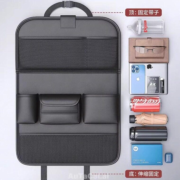 高端汽车座椅背收纳袋车