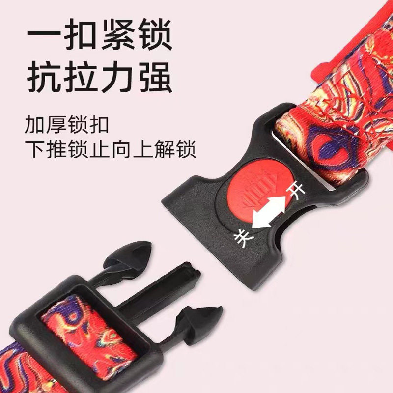 狗狗牵引绳防爆冲胸背带