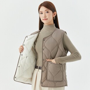 秋冬季中老年女士羽绒棉马甲保暖背心大码加厚加绒妈妈坎肩羊羔绒