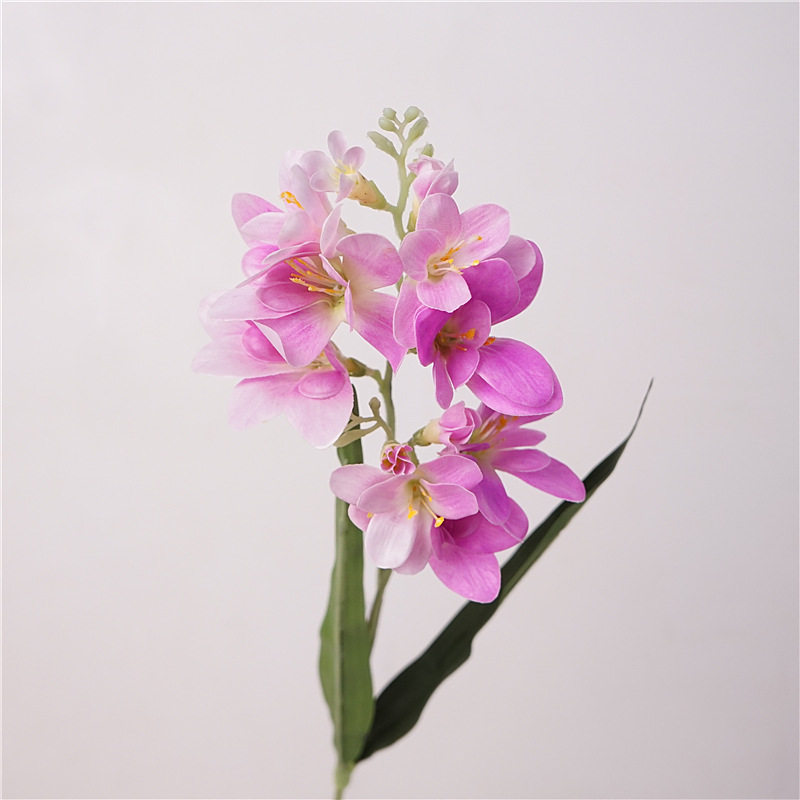 香雪兰仿真花假花手感保