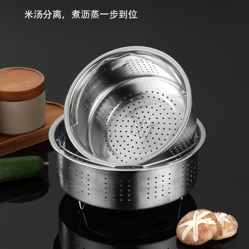304不锈钢蒸格电饭锅器带图片