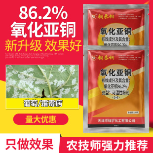 葡萄霜霉病专用药杀菌剂86.2%氧化亚铜植物杀菌药效特用农药大全